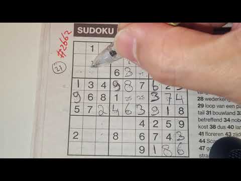 18th week Lockdown! (#2662) Medium Sudoku puzzle. 04-20-2021