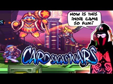 THIS INDIE FIGHTING GAME IS CRAZY FUN! - CARD SAGAS WARS