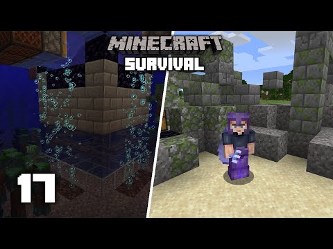 Minecraft: Trident Farm Tutorial - Survival Let's play | Ep 17