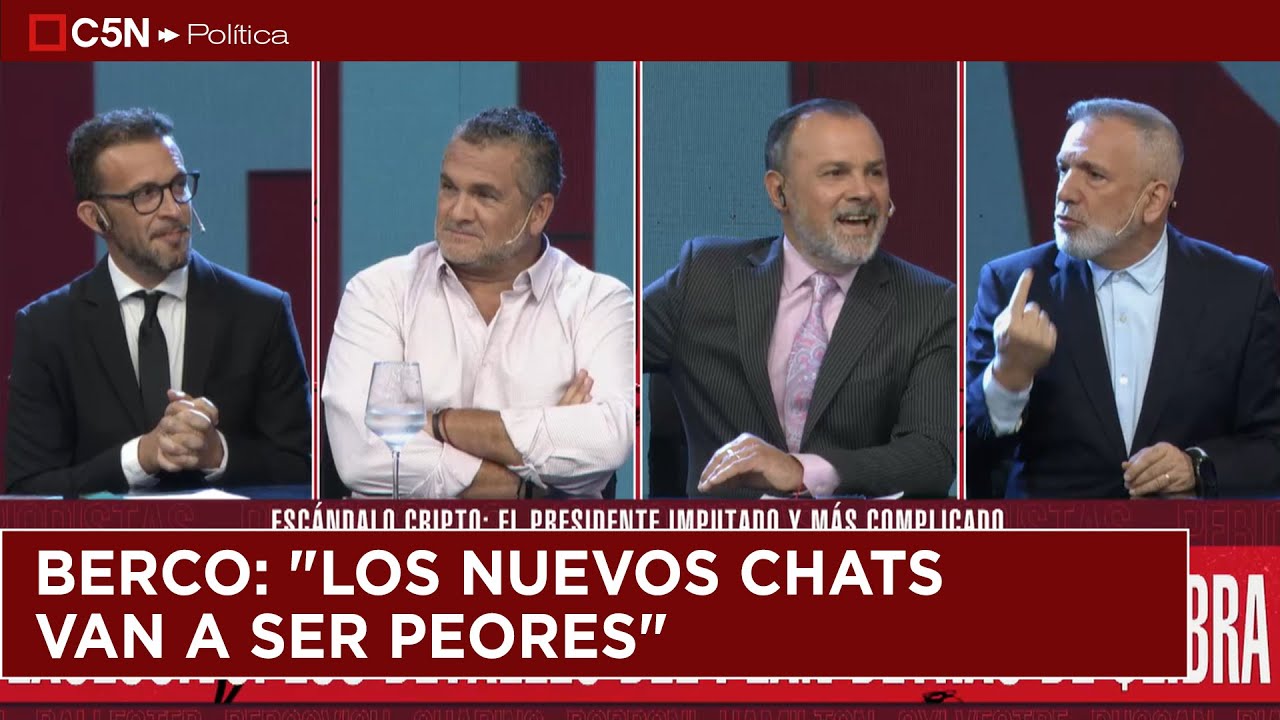 MESA de PERIODISTAS: los CHATS que comprometen a MILEI