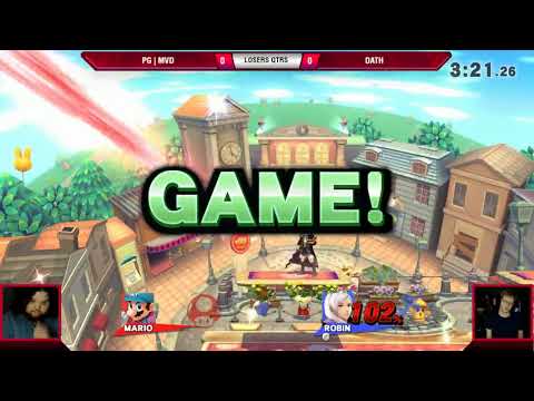 VS Weekly 8/3/17 - Losers Qtrs - MVD (Mario) vs Dath (Robin) - Smash 4