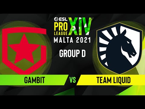 CS:GO - Gambit vs. Team Liquid [Inferno] Map 1 - ESL Pro League Season 14 - Group D