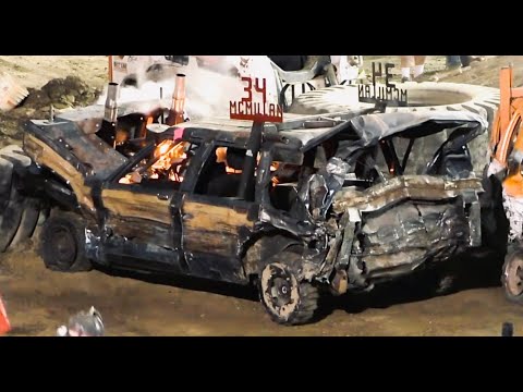 $12,000 to Win! Full Size V8 Demolition Derby Superstock Feature Heat