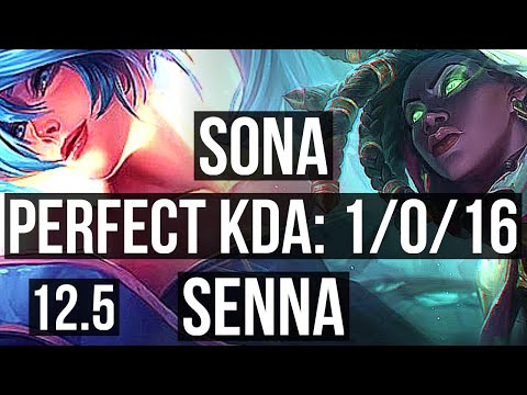 SONA & Ez vs SENNA & Veigar (SUP) | 1/0/16, 2.3M mastery, 600+ games | BR Master | 12.5