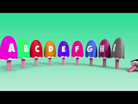 Learn ABC's with Ice Cream Popsicles Song Sponsored By Gamavision Csupo Effects