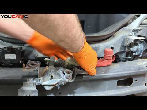 How to Replace the Front Hood Frunk Hatch Actuator Latch on 2012+ Tesla Model S