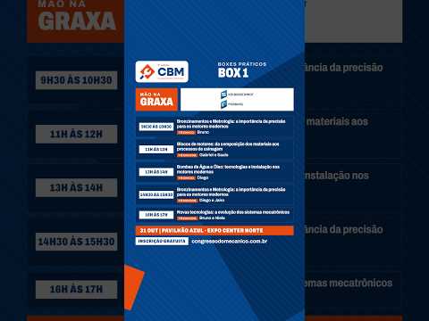Bronzinas, blocos, bombas e mecatrônica na prática! Box 1 KSPG no 9º CBM #Shorts