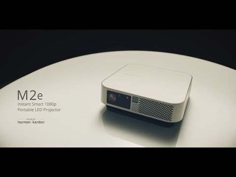 Viewsonic m2e led projector, brightness: 0-1000 lumens