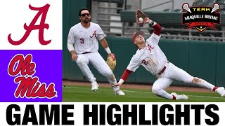 Alabama vs Ole Miss Highlights | NCAA Baseball Highlights | 2024 College Baseball