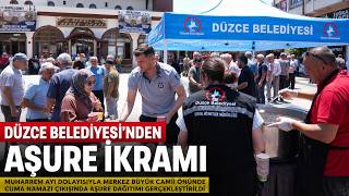 Düzce Belediyesinden Aşure İkramı
