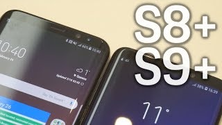 Samsung Galaxy S8+ vs. Samsung Galaxy S9+ Show Floor Comparison