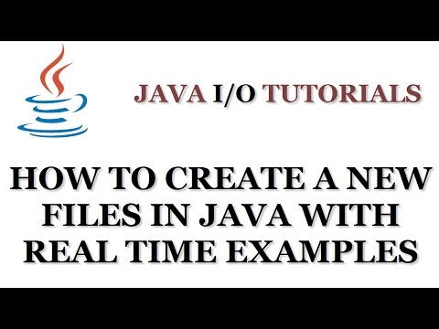 Java Tutorials How To Create A File In Java With Examples