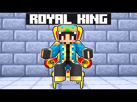 Playing As A ROYAL KING In Minecraft!