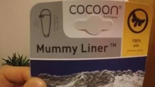 Cocoon Silk Mummy Liner OFFICIAL review