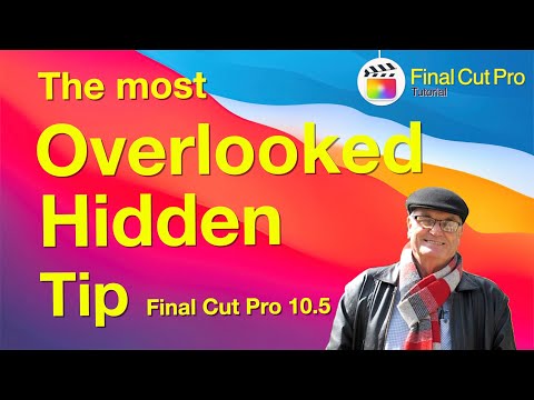 Most Overlooked and Hidden Tip, Final Cut Pro 10.6