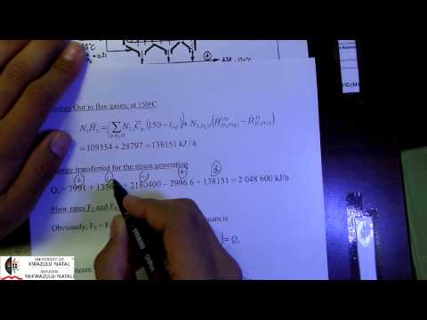 Energy Balancing Lecture 6 Coal Fired Boiler Example
