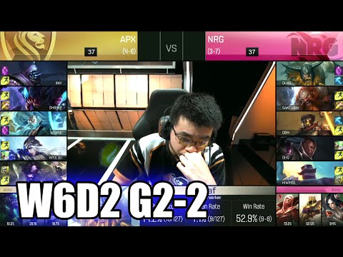 NRG eSports vs Apex Gaming | Game 2 S6 NA LCS Summer 2016 Week 6 Day 2 | NRG vs APX G2 W6D2 1080p
