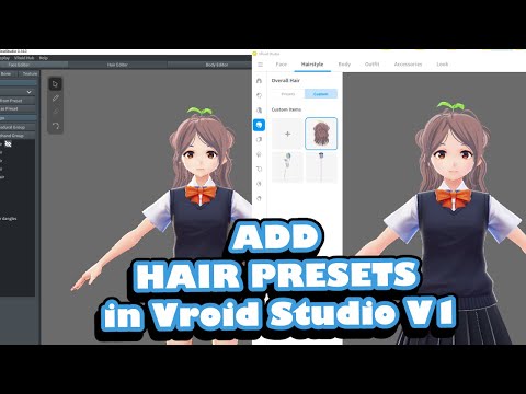Steam Community :: Video :: How to add Custom Hair Presets to Vroid V1 ...