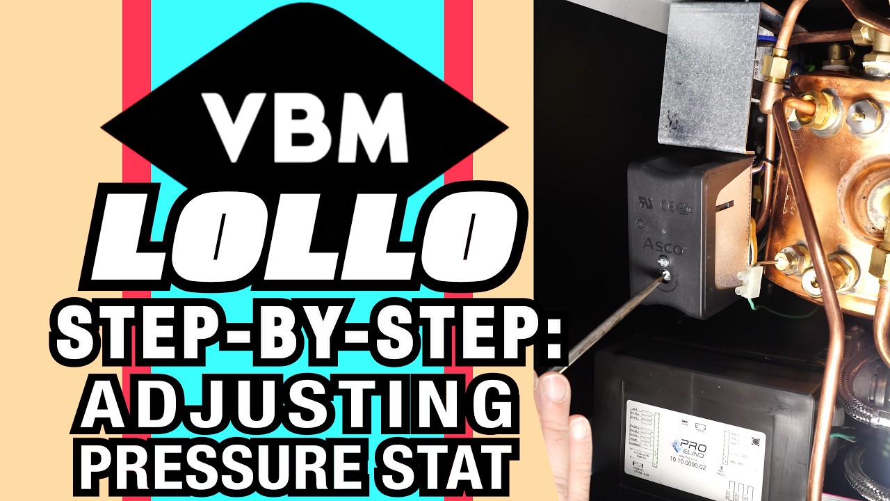 Step-by-Step: How to Adjust the Pressure Stat on the VBM Lollo 1 Group HX Espresso Machine