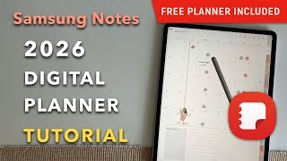 2026 Digital Planner Beginner Tutorial for Android with Samsung Notes
