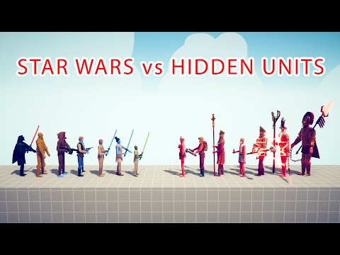 STAR WARS Team vs HIDDEN UNITS Team - Totally Accurate Battle Simulator TABS