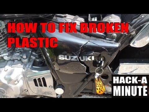 How to fix plastic using only Acetone!