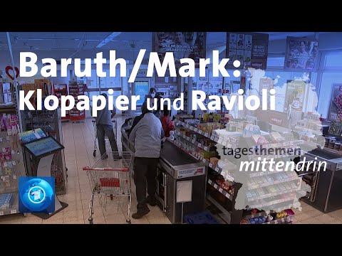 Baruth/Mark: Corona-Alltag im Supermarkt  | tagesthemen mittendrin