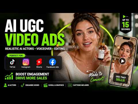 I will create ai ugc video ads and tiktok reels for your brand