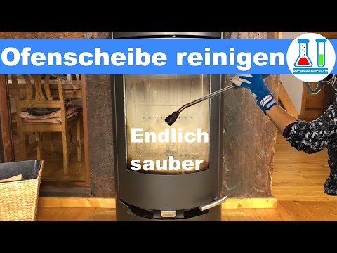 Ofenscheibe von innen reinigen ohne Chemie. So bekommt ihr die Glasscheibe vom Kamin/ Ofen sauber