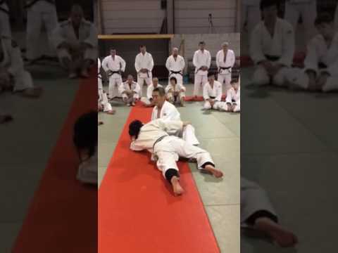 片西先生 寝技 下からの絞め技