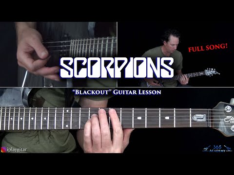 Scorpions - Blackout Guitar Lesson