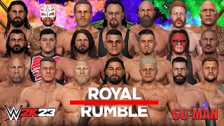 60 Man Royal Rumble Match! - WWE 2K23.