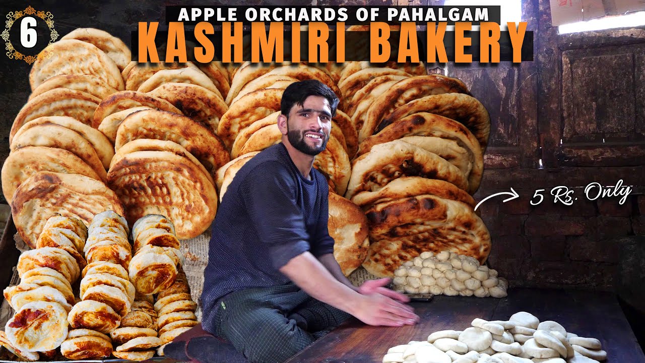 CHEAPEST Local KASHMIRI Bread at Rs. 5/- only & Tulian Lake Trek Shopping in Pahalgam, Kashmir 🇮🇳