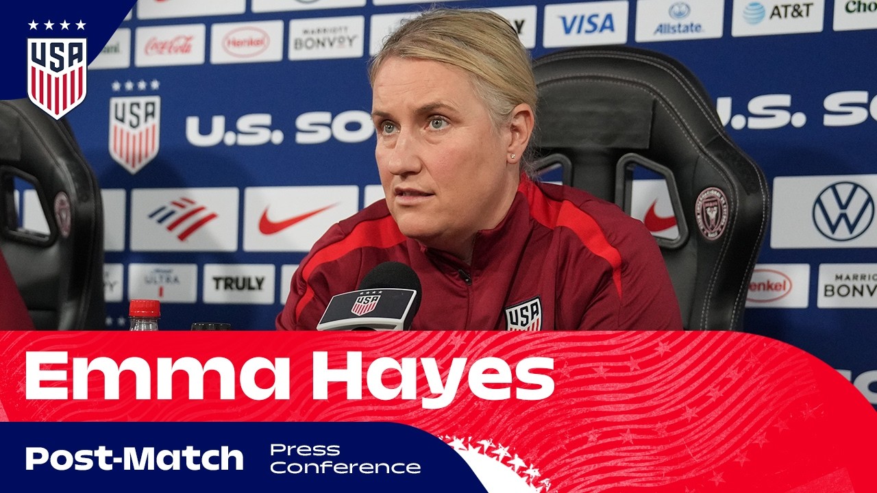 Emma Hayes Post-Match Press Conference | USWNT vs. Argentina | March 1, 2026