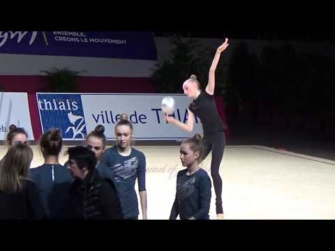Olena DIACHENKO (UKR) ball - 2017 Thiais trainings