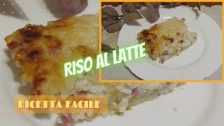 RISO AL LATTE (VOI CHE CI FATE CON IL LATTE)