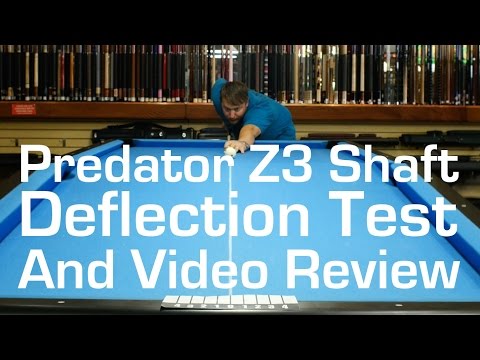 Predator Z 3 Deflection Test - Video Review by Select Billiards