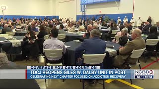 TDCJ celebrates reopening of Giles W. Dalby Unit in Garza County