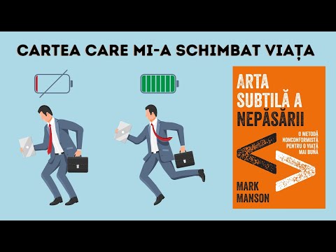 ARTA SUBTILĂ A NEPĂSĂRII. CARTEA CARE MI-A SCHIMBAT VIAȚA.