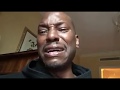 Tyrese Gibson | AMAZING VIDEO BREAK IN CRY FOR YOUR DAUGHTER!