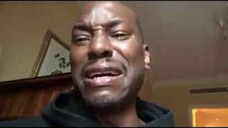 Tyrese Gibson | AMAZING VIDEO BREAK IN CRY FOR YOUR DAUGHTER!