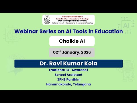 Chalkie AI | Webinar Series on AI Tools in Education