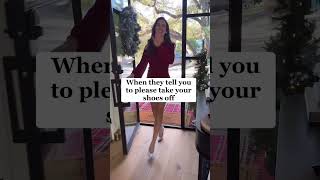 I’ll take them off if you have slippers!