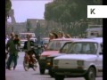 1980s Rome Italy Street Scene Busy Road 35mm Archive Footage