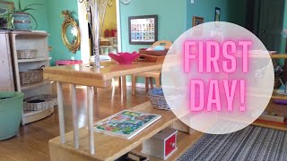 The drop off routine: preparing your child for Montessori school or daycare / saying goodbye