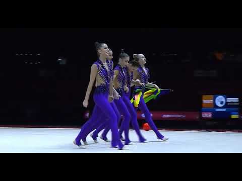 Group Team Ukraine 3 Ribbons/2 Balls Final 30,450 - European Championships Baku 2023