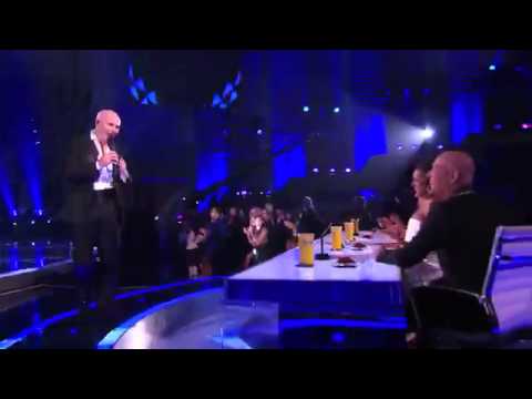 Pitbull  Mr  Worldwide Sings 'Fireball' With The Rockettes   America's Got Talent 2014 Finale