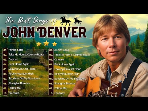 John Denver, Neil Young, James Taylor, Simon & Garfunkel, Bob Dylan 🎶 Folk & Country Music 70s 80s