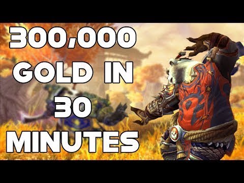 World Of Warcraft Gold Farm 300,000 Gold In 30 Minutes #StayInside