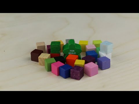 Cube, 8mm, Purple video